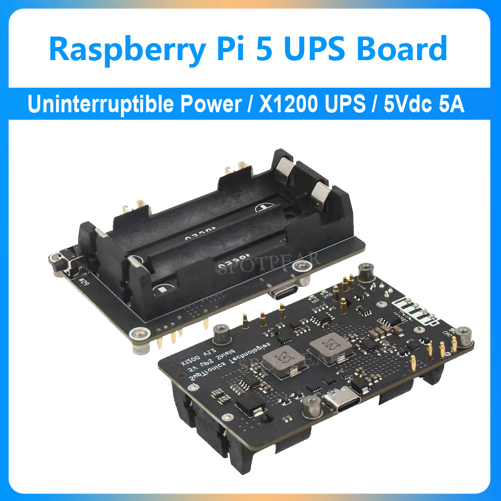 Raspberry Pi Uninterrupted Power Supply Ups 18650 - Placa de Expansión UPS para Raspberry