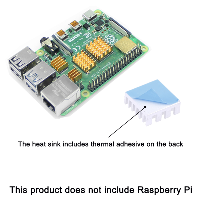 GPUHOLD Chipset Cooler 4 uds/5 - Raspberry Pi Water Cooling Kit reseña y precio